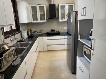 Kitchen in 2 BHK Builder Floor at RPS Palm Drive, Sector 88 – for Rent