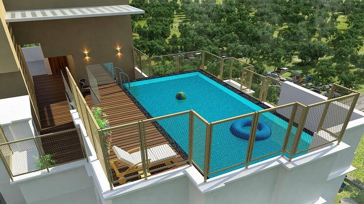 Swimming Pool, olive-ourania 3 Bedroom 1465 Sq.Ft. Apartment In Edappally Kochi 9018490