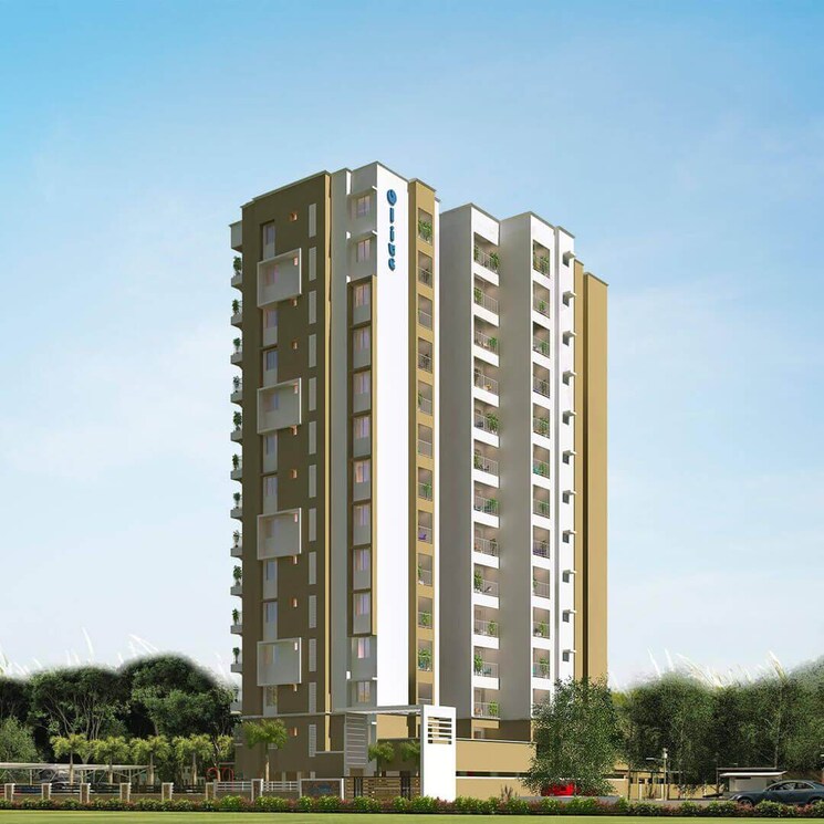 Exterior View, olive-ourania 3 Bedroom 1465 Sq.Ft. Apartment In Edappally Kochi 9018490