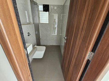 Bathroom in 3 BHK Apartment at Rucha Stature, Dhayari – for Rent