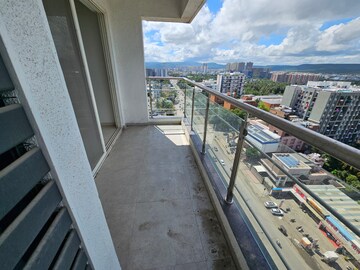 Balcony in 3 BHK Apartment at Rucha Stature, Dhayari – for Rent