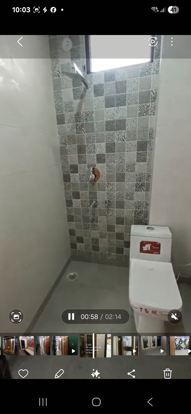 Bathroom, dwarka mor 3 Bedroom 1000 Sq.Ft. Builder Floor In Dwarka Mor Delhi 9018730