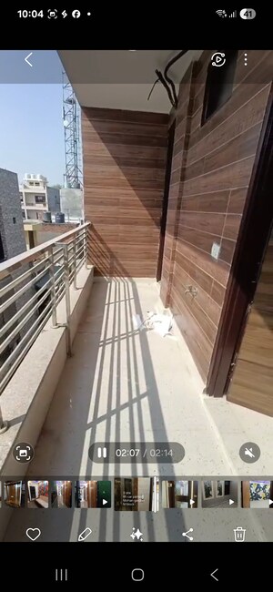 Balcony in 3 BHK Builder Floor at Dwarka Mor – for Sale