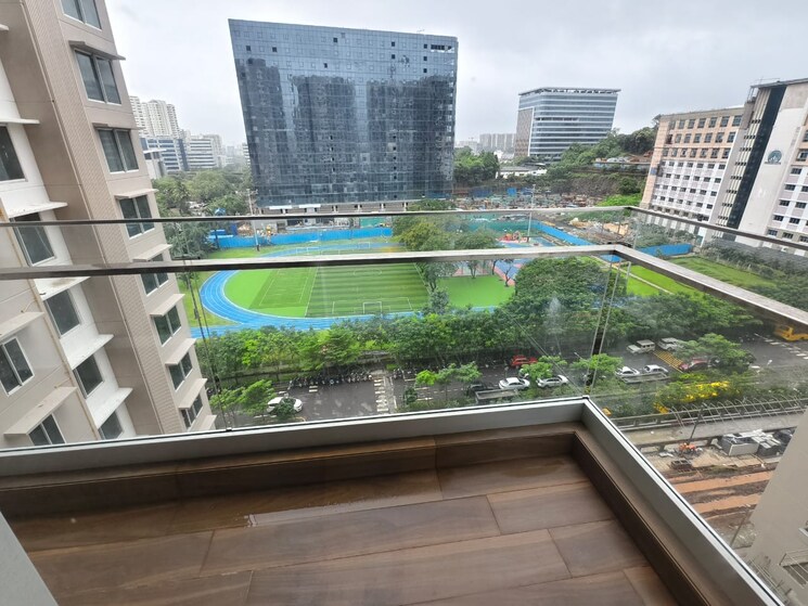 Balcony, lnt-elixir-reserve 3 Bedroom 1300 Sq.Ft. Apartment In Powai Mumbai 9018752