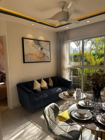 Living Room in 2 BHK Apartment at Godrej The Aqua Retreat, Hinjewadi – for Sale
