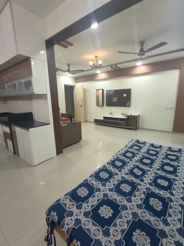 Living Room in 2 BHK Apartment at Vision Bliss County, Rahatani – for Rent