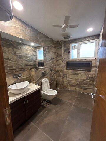Bathroom in 4 BHK Builder Floor at Palam Vihar – for Rent