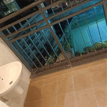 Balcony in 3 BHK Apartment at Prestige Tranquil, Kokapet – for Rent