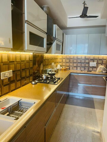 Kitchen in 4 BHK Builder Floor at Sushant Lok 2, Sector 57 – for Rent