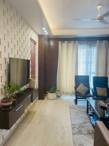 Living Room in 4 BHK Builder Floor at Sushant Lok 2, Sector 57 – for Rent
