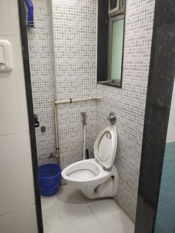 Bathroom in 1 BHK Apartment at Bhakti Heights Tilak Nagar, Tilak Nagar – for Rent