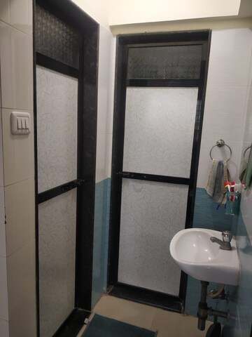 Bathroom in 1 BHK Apartment at Bhakti Heights Tilak Nagar, Tilak Nagar – for Rent