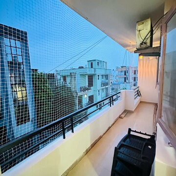 Balcony in 3 BHK Apartment at Vaishali Nagar – for Rent