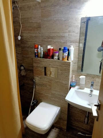 Bathroom in 2 BHK Apartment at Kanakia Spaces Sevens, Andheri East – for Rent