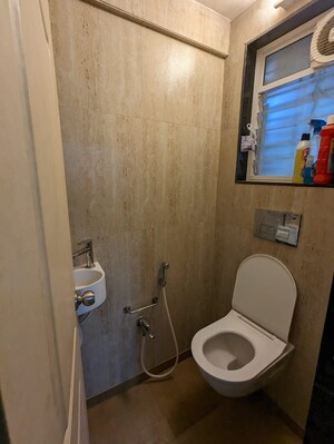 Bathroom in 1 BHK Apartment at Sagar Avenue, Santacruz East – for Sale