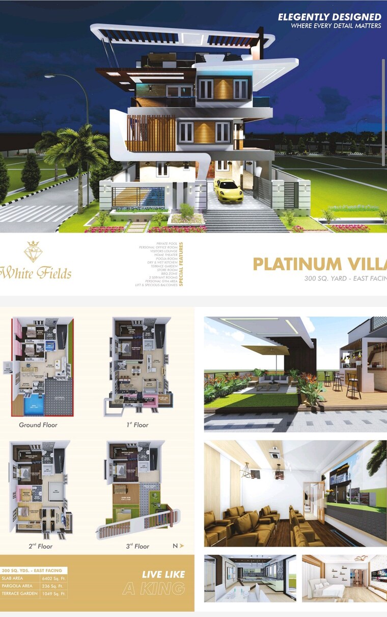 Exterior View, syamala nagar 3 Bedroom 2350 Sq.Ft. Villa In Syamala Nagar Guntur 9019020
