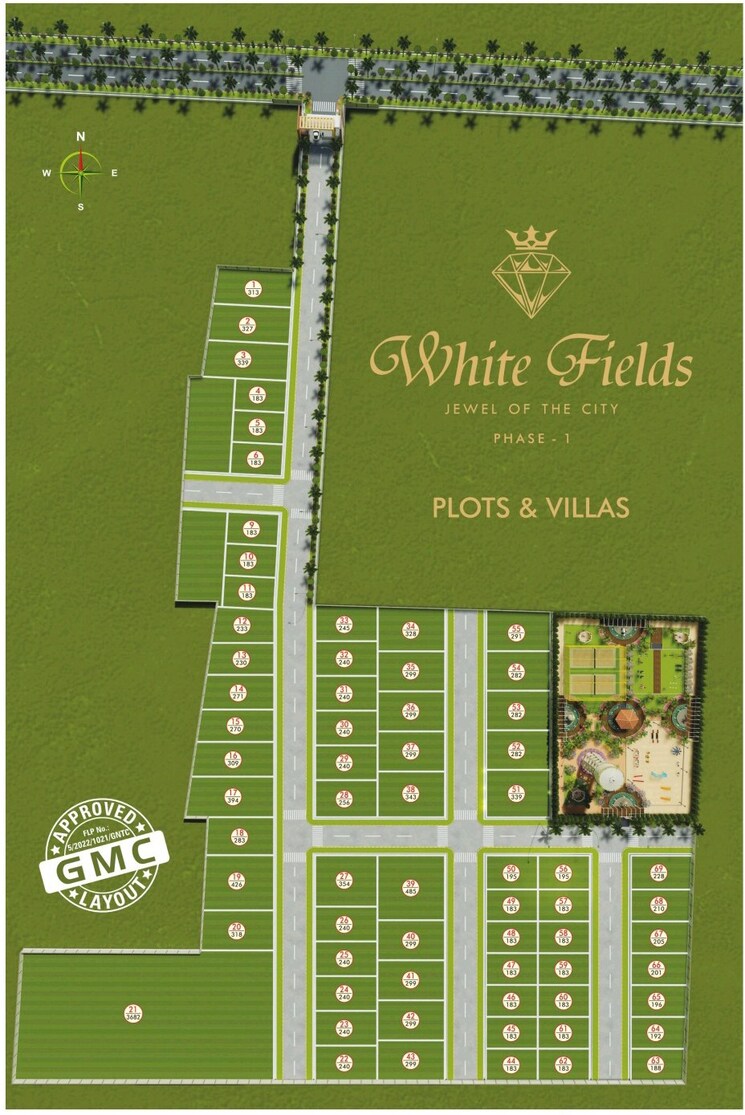 Master Plan, syamala nagar 3 Bedroom 2350 Sq.Ft. Villa In Syamala Nagar Guntur 9019020