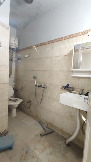 Bathroom in 1 BHK Builder Floor at Govindpuri – for Rent