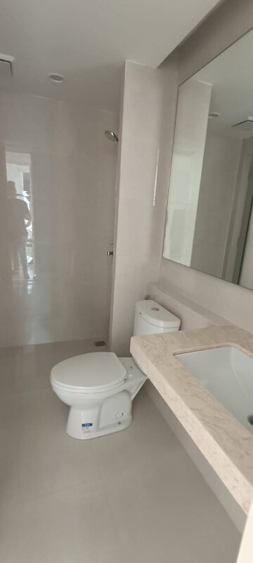 Bathroom in 2 BHK Apartment at Hiranandani Estate, Ghodbunder Road – for Rent