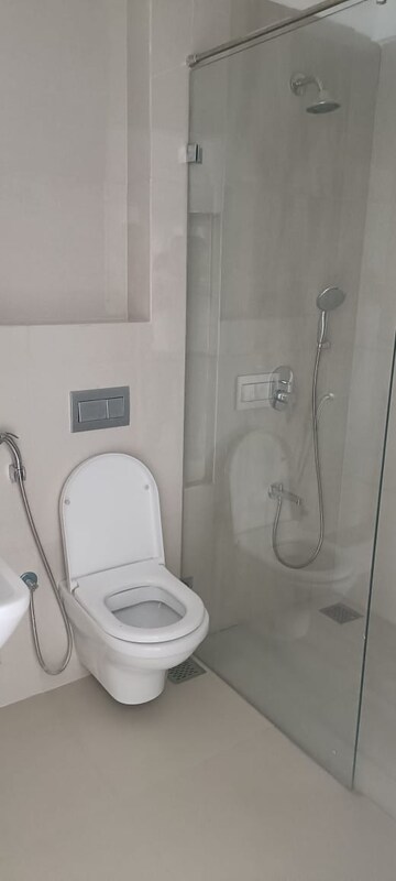 Bathroom in 4 BHK Apartment at Crystal Garden Estate CHS, Manpada – for Sale