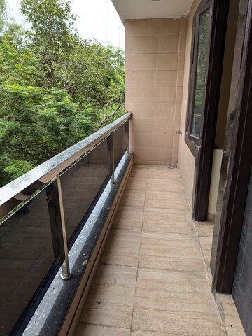 Balcony in 2.5 BHK Builder Floor at Nirman Vihar – for Rent