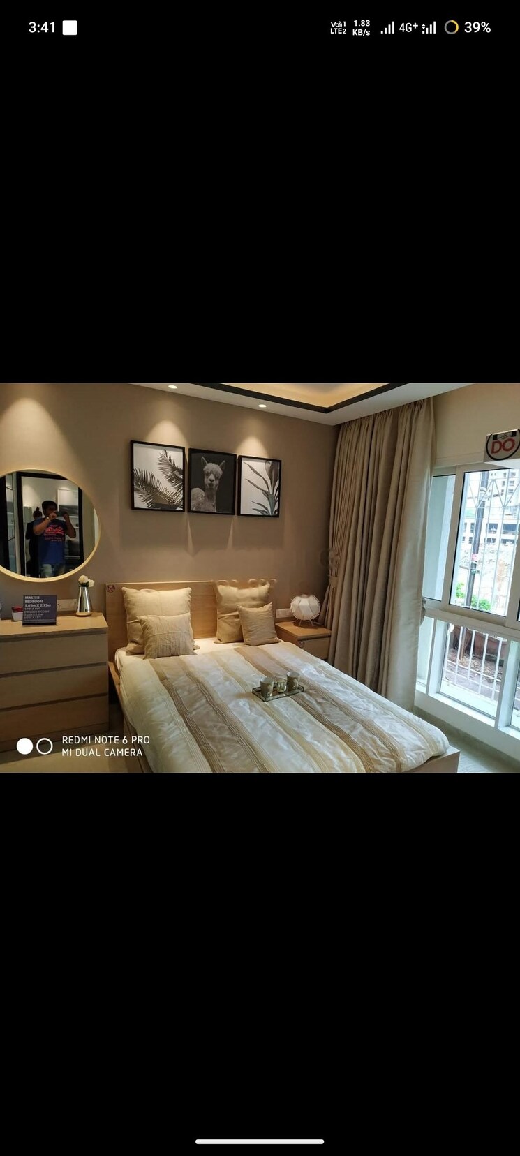 Bedroom, dosti-west-county 2 Bedroom 653 Sq.Ft. Apartment In Balkum Pada Thane 9019159