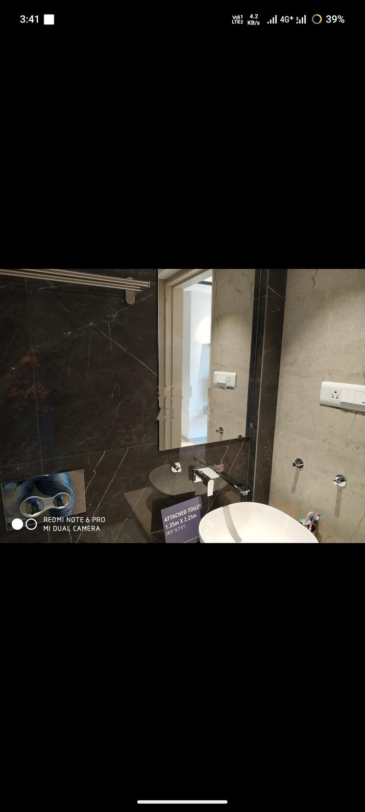 Bathroom, dosti-west-county 2 Bedroom 653 Sq.Ft. Apartment In Balkum Pada Thane 9019159