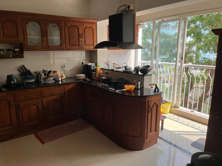 Kitchen, thrippunithura 3 Bedroom 1800 Sq.Ft. Apartment In Thrippunithura Kochi 9019181