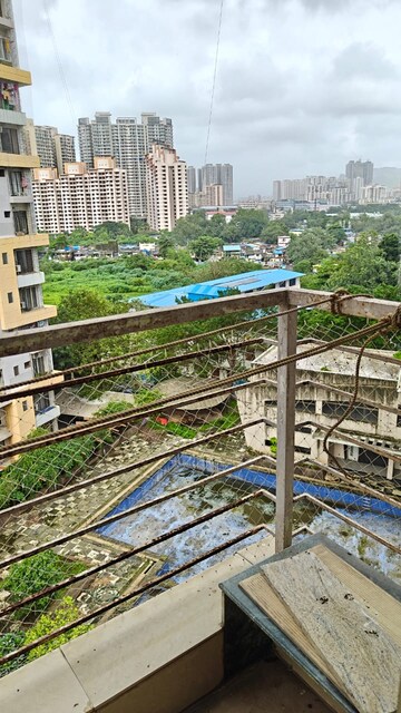 Balcony in 3 BHK Apartment at Blue Bell, Majiwada – for Rent