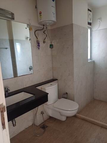 Bathroom in 4 BHK Apartment at Emaar The Palm Drive-The Sky Terraces, Sector 66 – for Rent