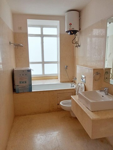 Bathroom in 4 BHK Apartment at Emaar The Palm Drive-The Sky Terraces, Sector 66 – for Rent