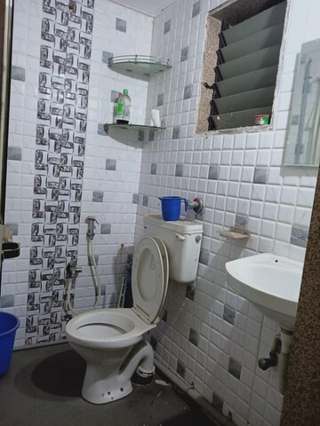 Bathroom in  Office Space at Real Tech Park, Vashi Sector 30a – for Rent