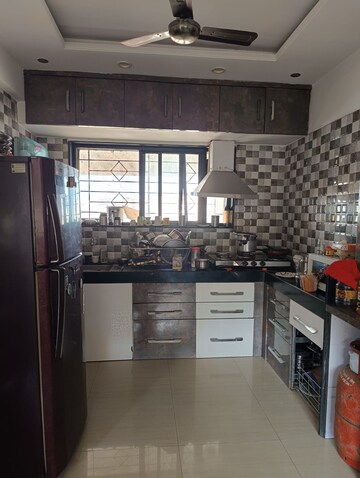 Kitchen in 3 BHK Apartment at Salunkhe Vihar Society – for Sale