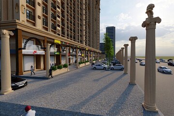  Shop – Exterior View View at Imperial Splendora, Vasai East - for Sale