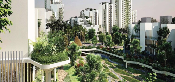 Garden, godrej-aria 3 Bedroom 1983 Sq.Ft. Apartment In Sector 79 Gurgaon 9019585