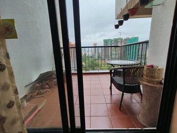 Balcony in 2.5 BHK Apartment at Pride Platinum, Baner – for Rent