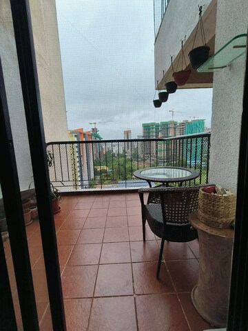Balcony in 2.5 BHK Apartment at Pride Platinum, Baner – for Rent