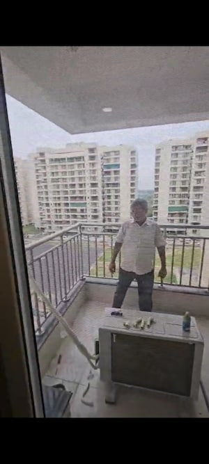 Balcony in 3 BHK Apartment at Dwarka Sector 18b – for Rent