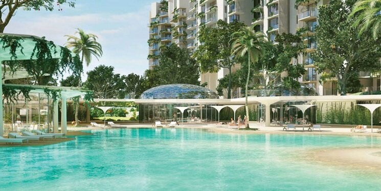 Swimming Pool, bestech-park-view-ananda 4 Bedroom 2100 Sq.Ft. Apartment In Sector 81 Gurgaon 9019788