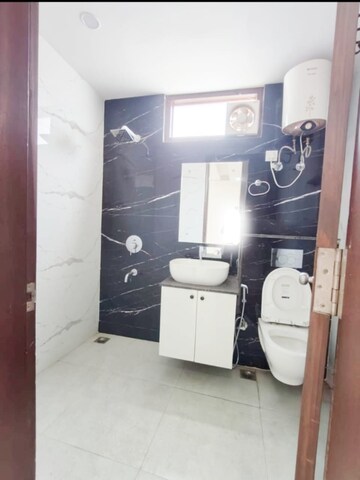 Bathroom in 3 BHK Builder Floor at Malviya Nagar – for Rent