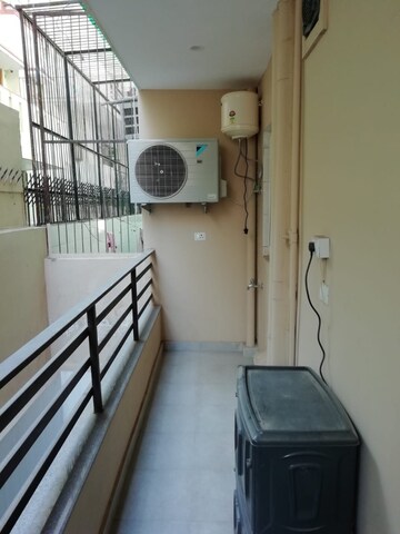 Balcony in 3 BHK Builder Floor at Ashoka Enclave – for Rent