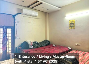 Bedroom in 2 BHK Builder Floor at Subhash Nagar – for Rent