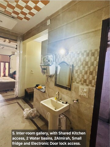 Living Room in 2 BHK Builder Floor at Subhash Nagar – for Rent