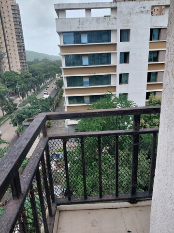 Balcony in 2.5 BHK Apartment at Rosa Gardenia, Ghodbunder Road – for Rent