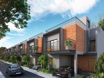 4 BHK Villa – Exterior View View at Joka - for Sale