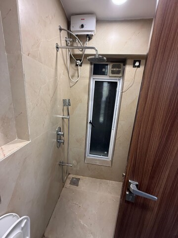 Bathroom in 1 BHK Apartment at Lotus Lotus Link Square, Malad West – for Rent