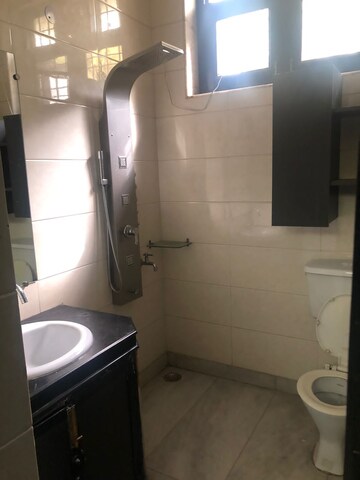 Bathroom in 3 BHK Builder Floor at Rajouri Garden – for Rent