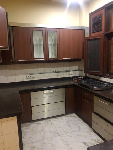 Kitchen in 3 BHK Builder Floor at Rajouri Garden – for Rent