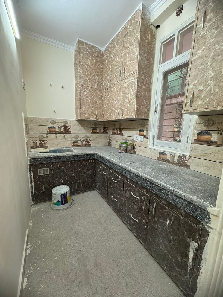 Kitchen, risland-sky-mansion 2 Bedroom 850 Sq.Ft. Builder Floor In Chattarpur Delhi 9020078