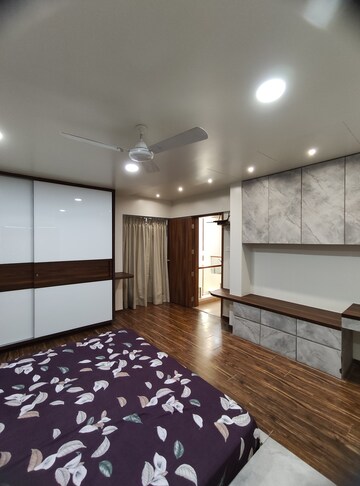 Staircase in 3 BHK Apartment at Kumar Peninsula, Baner – for Rent